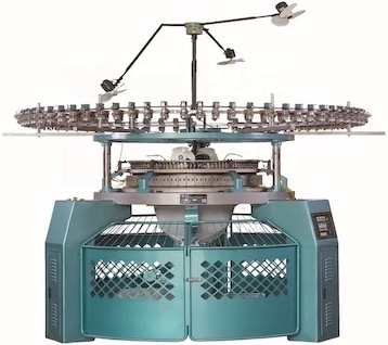 Features of single jersey knitting machines