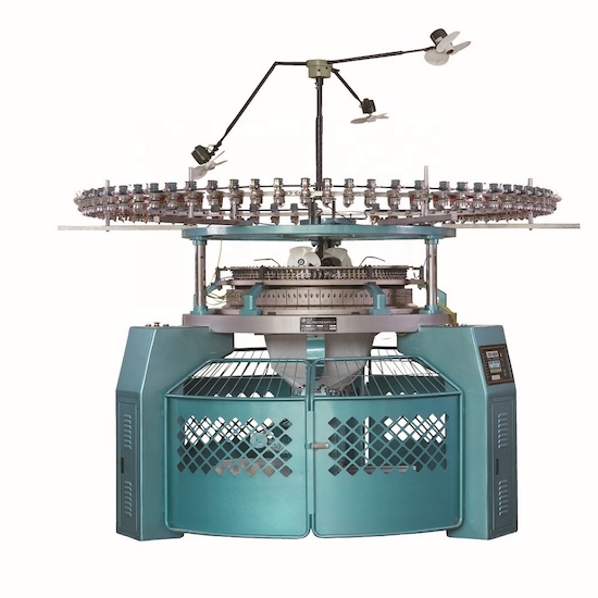 China Single Jersey Circular Knitting Machine For Highly Productive